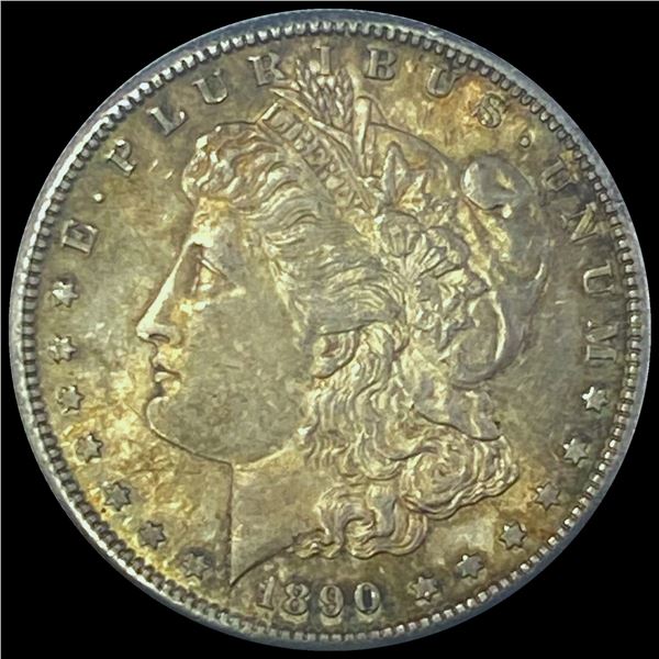 1890-S Silver Morgan Dollar CHOICE AU