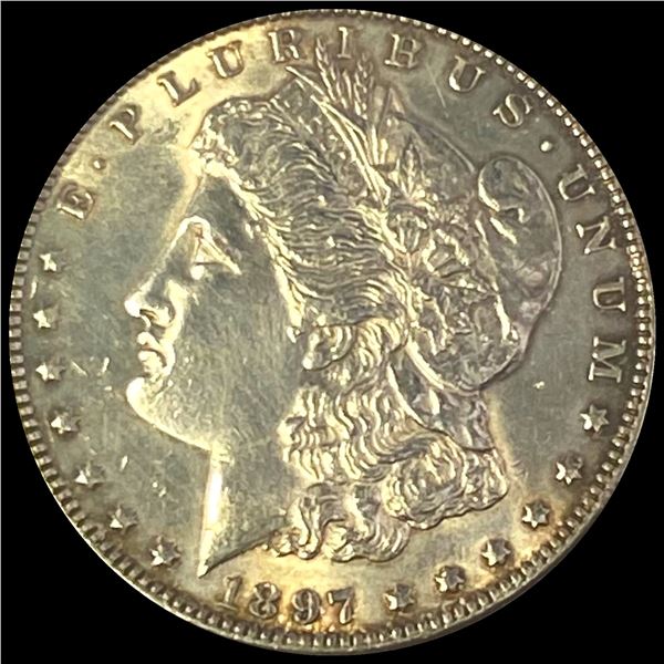 1897 Morgan Silver Dollar CLOSELY UNCIRCULATED
