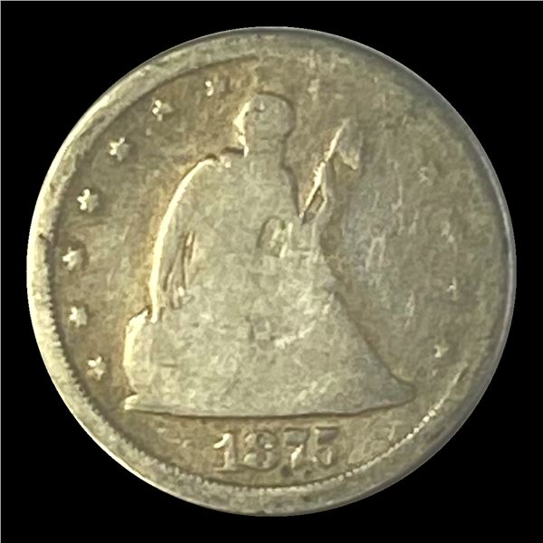 1873 Seated Liberty Quarter LIGHTLY CIRCULATED