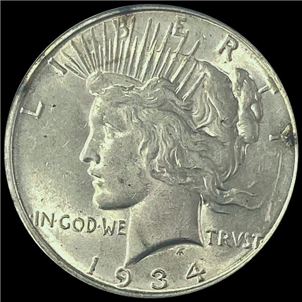 1934 Peace Silver Dollar CHOICE BU