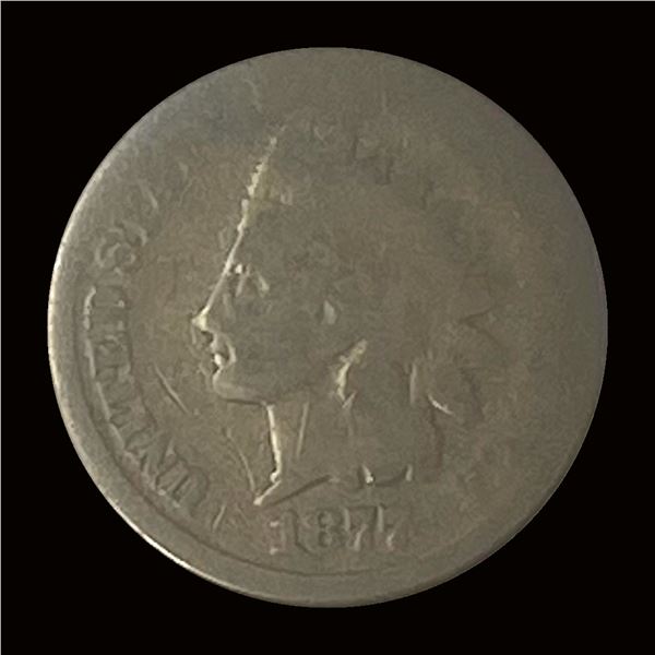 1877 Indian Head Cent NICELY CIRCULATED