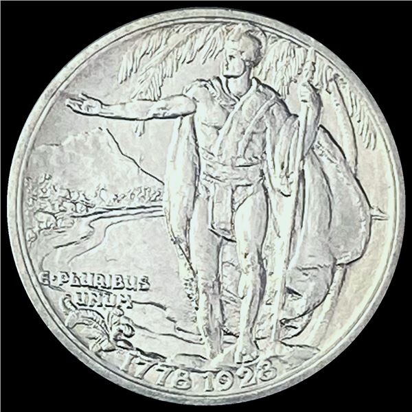 1928-S Silver Hawaiian Sesquicentennial Half Dollar CHOICE BU