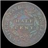 Image 2 : 1825 Classic Head Half Cent CLOSELY UNCIRCULATED