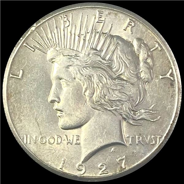 1927 Silver Peace Dollar ABOUT UNCIRCULATED