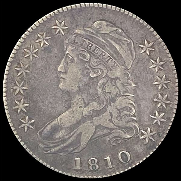 1810 Capped Bust Half Dollar LIGHTLY CIRCULATED