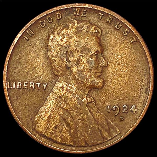 1924-D Wheat Cent CLOSELY UNCIRCULATED
