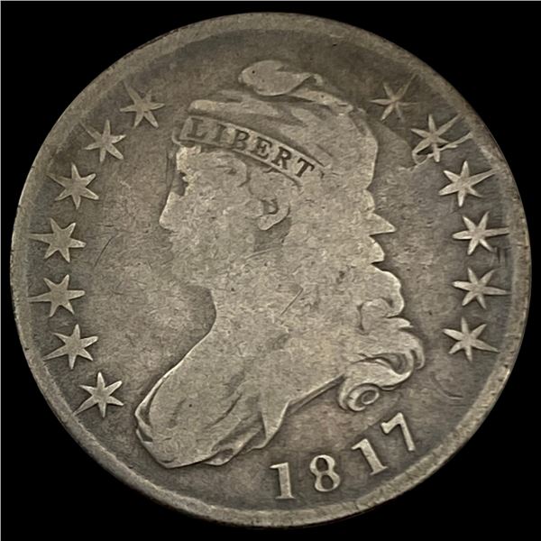 1817 Capped Bust Half Dollar NICELY CIRCULATED NICELY CIRCULATED