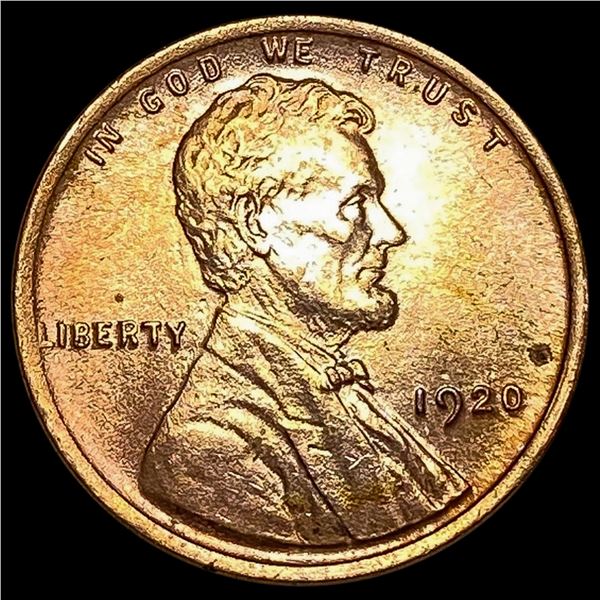 1920 Lincoln Wheat Cent CHOICE BU CHOICE BU