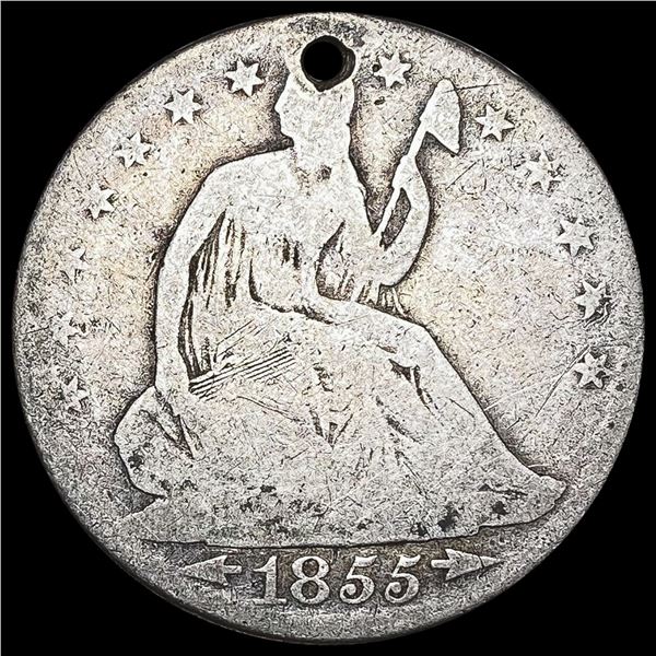 1855-O Seated Liberty Half Dollar NICELY CIRCULATE NICELY CIRCULATED