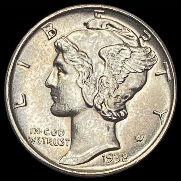 1938 Mercury Dime GEM BU GEM BU