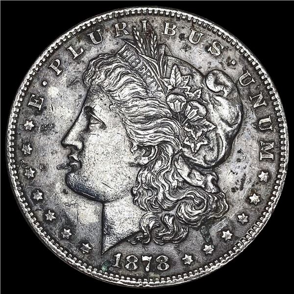1878 Morgan Silver Dollar CLOSELY UNCIRCULATED CLOSELY UNCIRCULATED