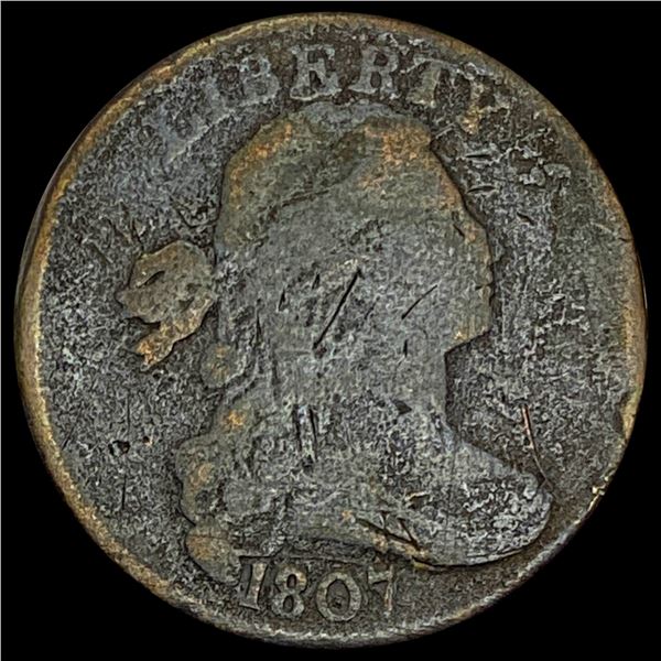 1807 Draped Bust Large Cent NICELY CIRCULATED NICELY CIRCULATED