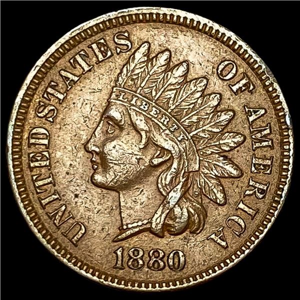 1880 Indian Head Cent CLOSELY UNCIRCULATED CLOSELY UNCIRCULATED