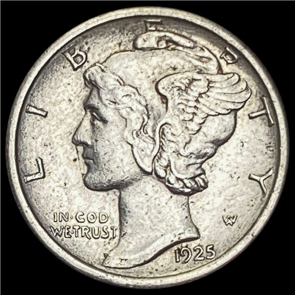 1925-S Mercury Dime CHOICE AU CHOICE AU