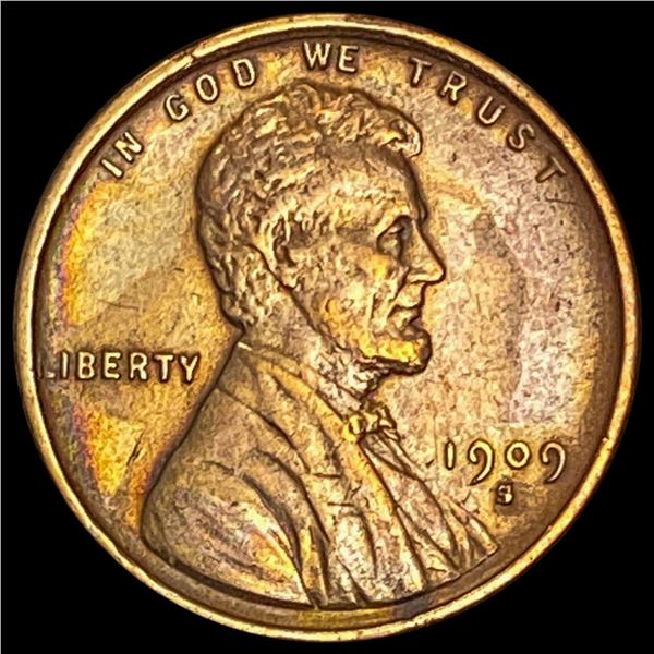 1909-S Lincoln Wheat Cent CLOSELY UNCIRCULATED CLOSELY UNCIRCULATED