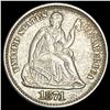 Image 1 : 1871 Seated Liberty Half Dime CLOSELY UNCIRCULATED CLOSELY UNCIRCULATED