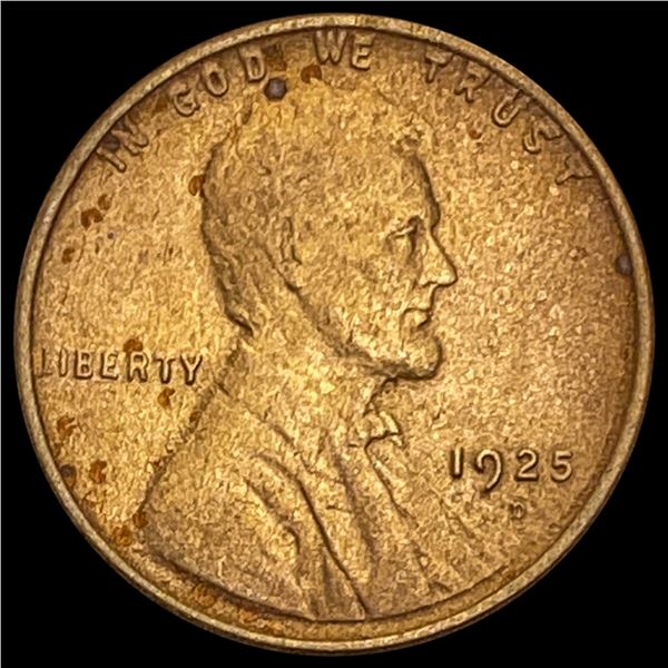 1925-D Lincoln Wheat Cent CLOSELY UNCIRCULATED CLOSELY UNCIRCULATED