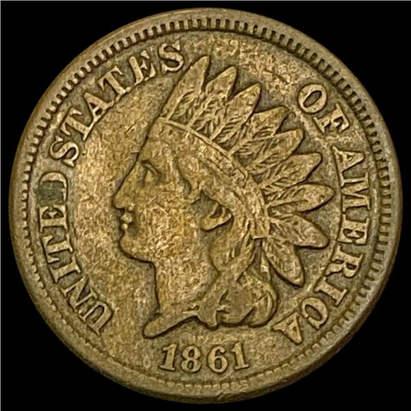 1861 Indian Head Cent LIGHTLY CIRCULATED LIGHTLY CIRCULATED