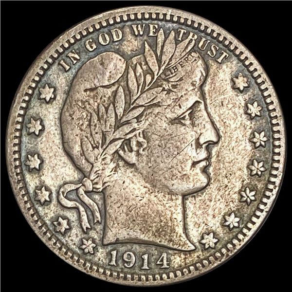 1914 Barber Quarter LIGHTLY CIRCULATED LIGHTLY CIRCULATED