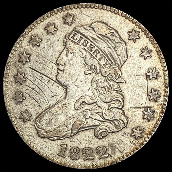 1822 Capped Bust Quarter CLOSELY UNCIRCULATED CLOSELY UNCIRCULATED