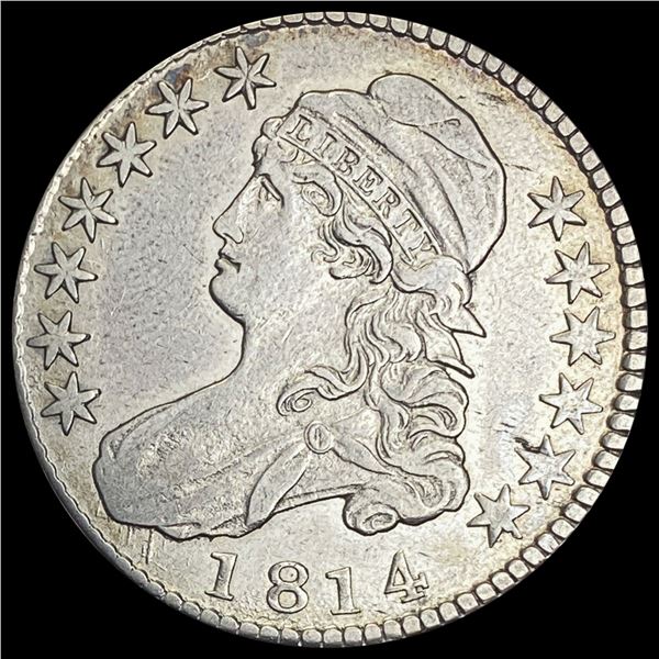 1814 Capped Bust Half Dollar CLOSELY UNCIRCULATED CLOSELY UNCIRCULATED