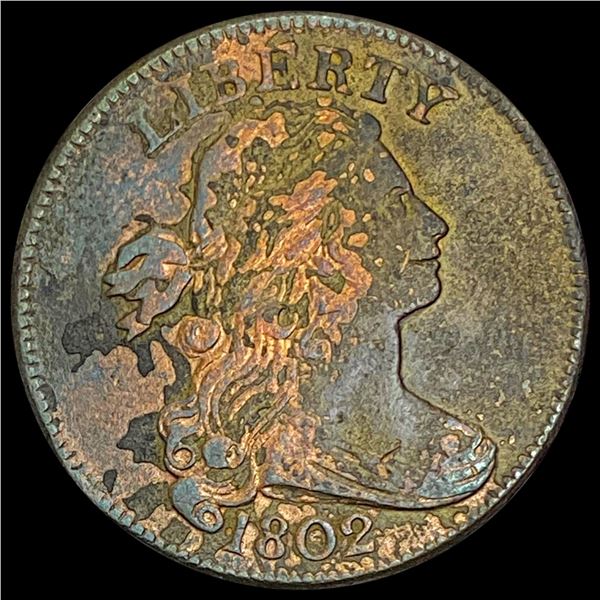 1802 Draped Bust Large Cent NICELY CIRCULATED NICELY CIRCULATED