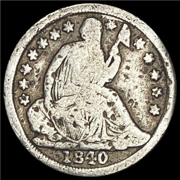 1840-O Seated Liberty Half Dime NICELY CIRCULATED NICELY CIRCULATED