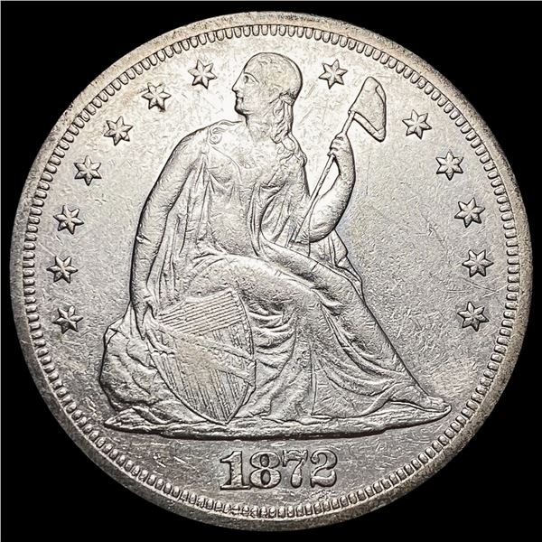 1872 Seated Liberty Dollar CLOSELY UNCIRCULATED CLOSELY UNCIRCULATED