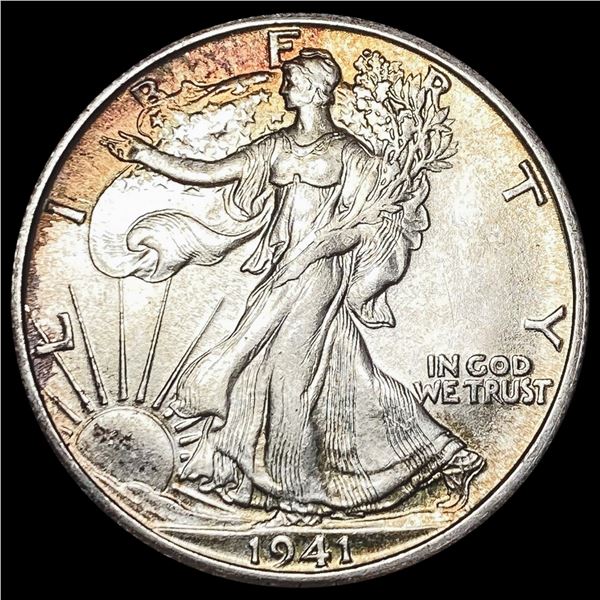 1941-S Walking Liberty Half Dollar CHOICE BU CHOICE BU