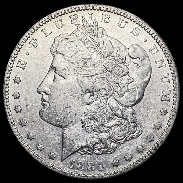 1884-S Morgan Silver Dollar CLOSELY UNCIRCULATED CLOSELY UNCIRCULATED