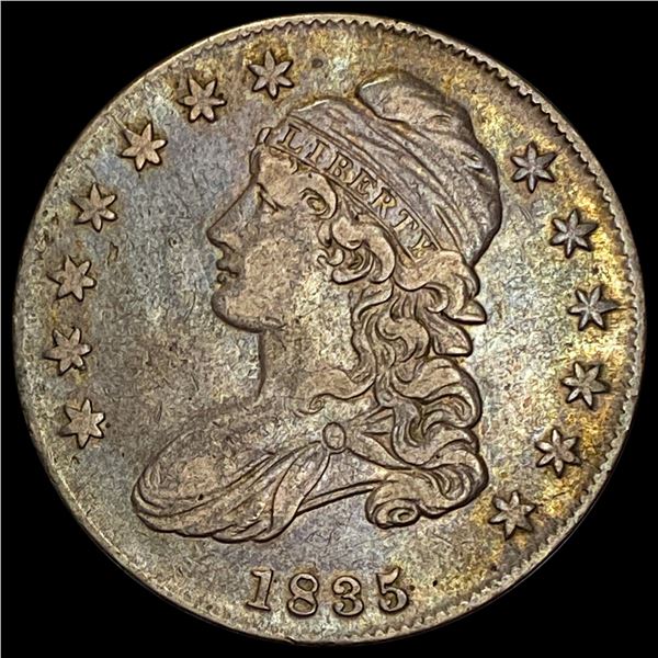 1835 Capped Bust Half Dollar NEARLY UNCIRCULATED NEARLY UNCIRCULATED