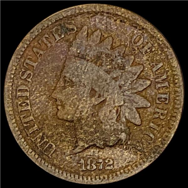 1872 Indian Head Cent NICELY CIRCULATED NICELY CIRCULATED