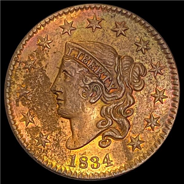 1834 Classic Head Large Cent CHOICE BU CHOICE BU