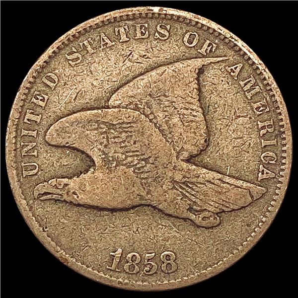 1858 Flying Eagle Cent NICELY CIRCULATED