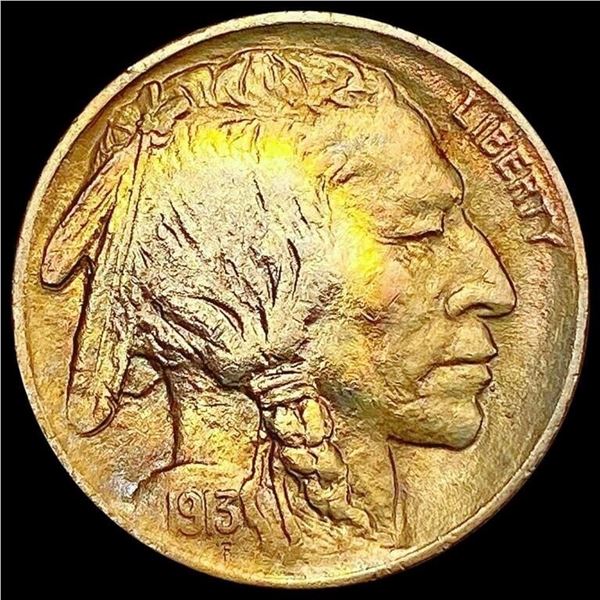 1913 T1 Buffalo Nickel GEM BU