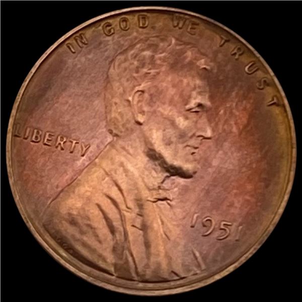 1951 Lincoln Wheat Cent CHOICE PROOF CHOICE PROOF