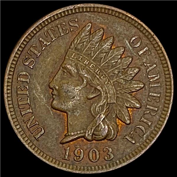 1903 Indian Head Cent CLOSELY UNCIRCULATED CLOSELY UNCIRCULATED