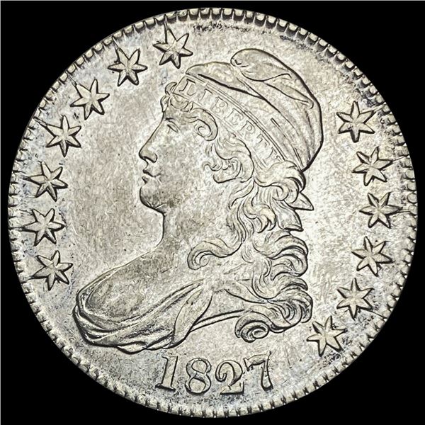 1827 Capped Bust Half Dollar CLOSELY UNCIRCULATED CLOSELY UNCIRCULATED