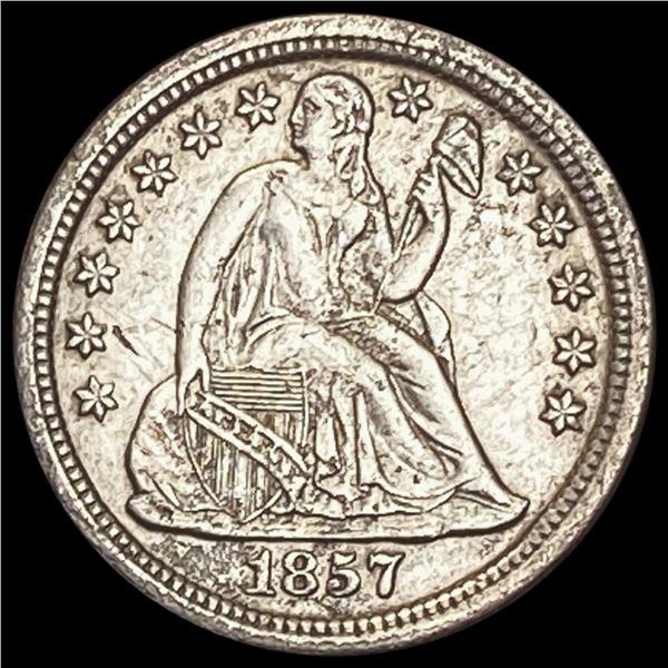 1857-O Seated Liberty Dime CHOICE AU CHOICE AU