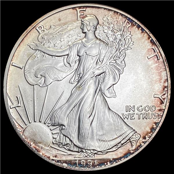 1991 American Silver Eagle SUPERB GEM BU SUPERB GEM BU