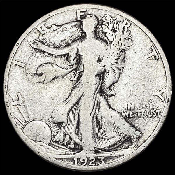 1923-S Walking Liberty Half Dollar NICELY CIRCULAT NICELY CIRCULATED