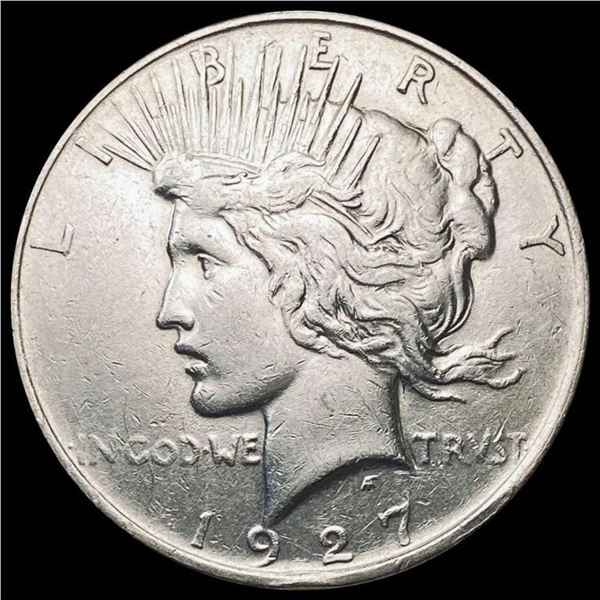 1927 Silver Peace Dollar CLOSELY UNCIRCULATED