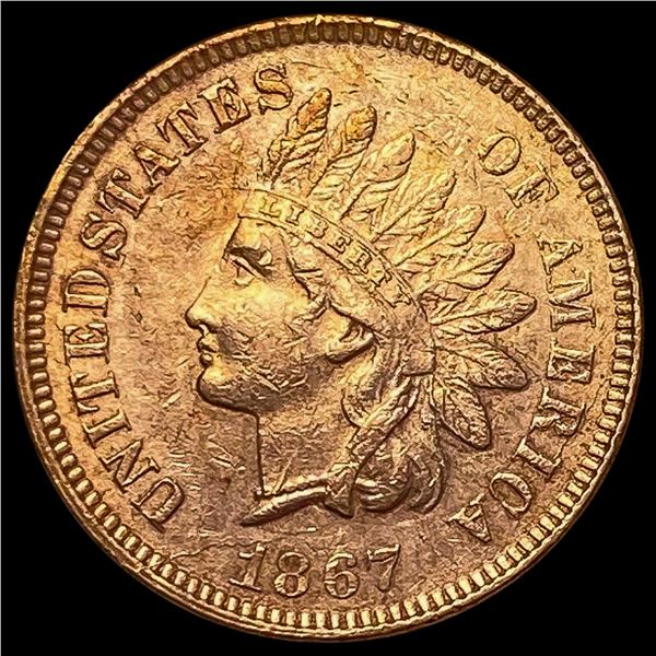 1867 Indian Head Cent CLOSELY UNCIRCULATED CLOSELY UNCIRCULATED