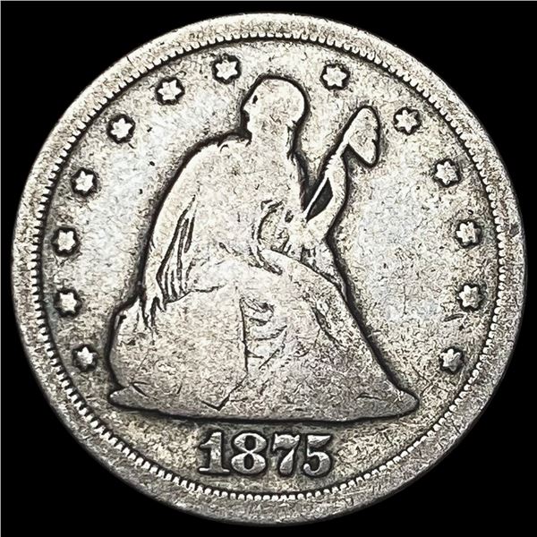 1875-S Twenty Cent Piece NICELY CIRCULATED NICELY CIRCULATED
