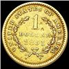 Image 2 : 1851 Rare Gold Dollar CLOSELY UNCIRCULATED