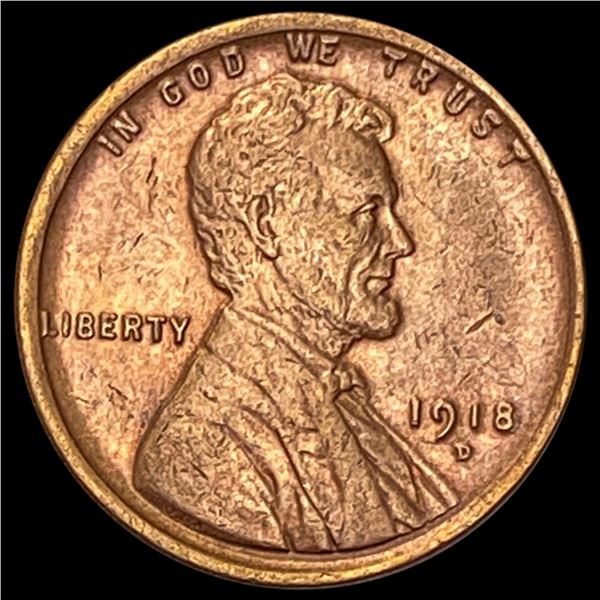 1918-D Lincoln Wheat Cent UNCIRCULATED UNCIRCULATED