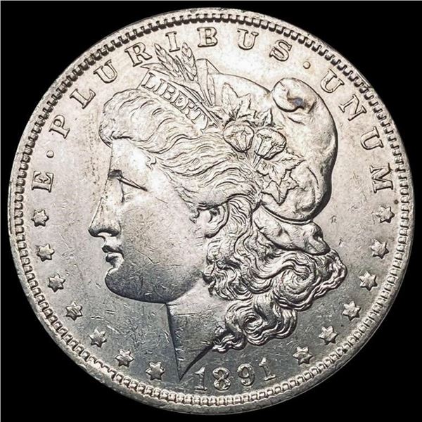 1891-O Morgan Silver Dollar CLOSELY UNCIRCULATED