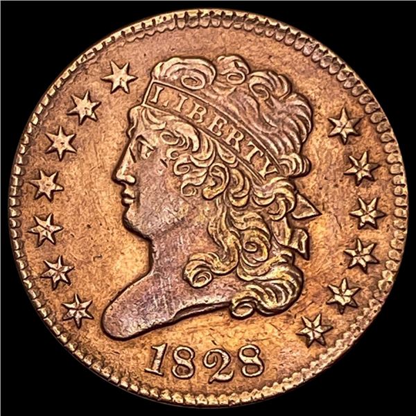1828 Classic Head Half Cent UNCIRCULATED UNCIRCULATED
