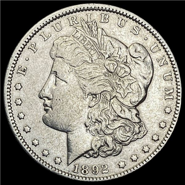 1892 Morgan Silver Dollar CLOSELY UNCIRCULATED CLOSELY UNCIRCULATED