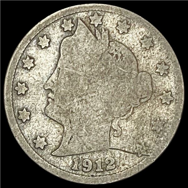 1912 Liberty Head Nickel NICELY CIRCULATED NICELY CIRCULATED